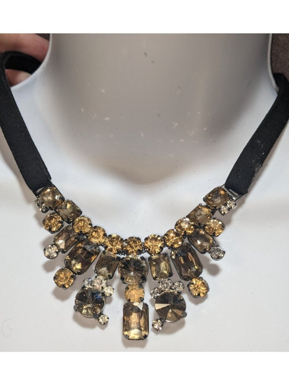 Natasha Chunky Gem Cascade Necklace